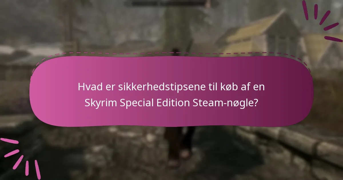 Hvor kan jeg sikkert købe en Skyrim Special Edition Steam-nøgle?